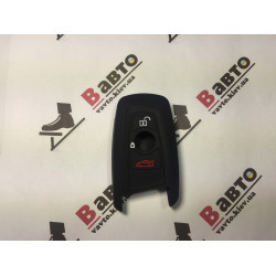 Чехол силиконовый ключа для BMW 1, 2, 3, 5, 7 серии, X1, X3, X4, X5, X6 (3 кнопки, SmartKey)