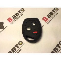 Чехол силиконовый ключа для  Ford Focus 1-2, Mondeo 2-3, C-Max, Galaxy, Ka (3 кнопки)