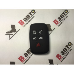 Чехол силиконовый ключа для Land Rover Range Rover, Range Rover Sport, Evoque, Discovery 4 (без логотипа на чехле)
