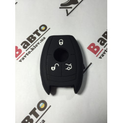 Чехол силиконовый ключа для Mercedes Benz C, CL, CLK, E, G, GL, МL, S, SL, SLK и другие (Mini чехол)