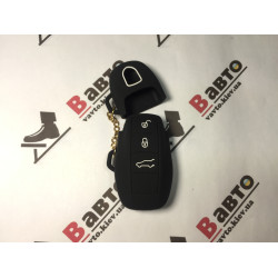 Чехол силиконовый ключа для Porsche 911, Boxster, Cayenne, Panamera, Macan (3 кнопки, Smart Remote)