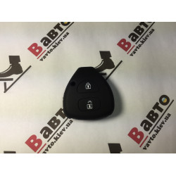 Чехол силиконовый ключа для Toyota Yaris, Previa, RAV4, Land Cruiser Prado, Corolla, Camry (2 кнопки)