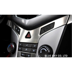 Накладка на центральную консоль Chevrolet Cruze 2011-2014 Хром Накладка на центральную консоль Chevrolet Cruze 2011-2014 Хром