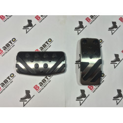 Накладка на педали для Mitsubishi Lancer X, Outlander, Outlander XL, ASX, Pajero (Автомат. КПП)