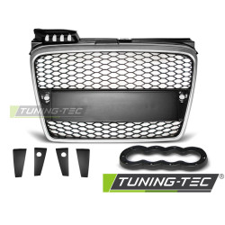 Решетка радиатора AUDI A4 (B7) 04-08 RS-TYPE MATT Silver