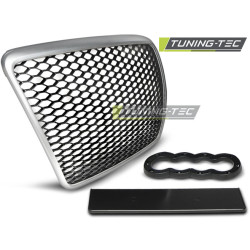 Решетка радиатора AUDI A6 4F (C6) 08-11 Silver RS-STYLE
